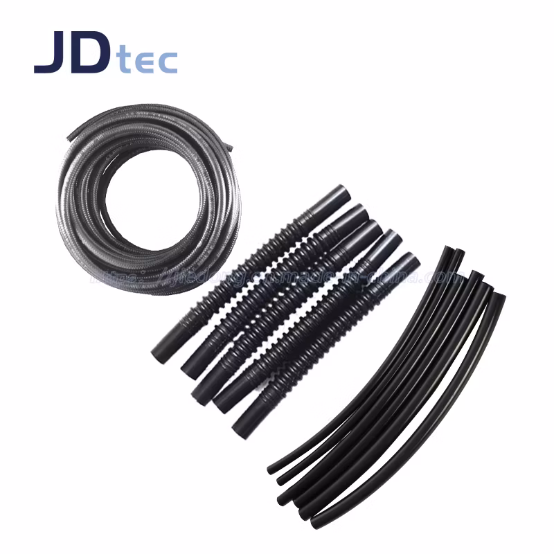 Fuel Pump Nylon Plastic PA Flexible Pipe Corrugated Tube Quick Fitting Corrugated Tube
