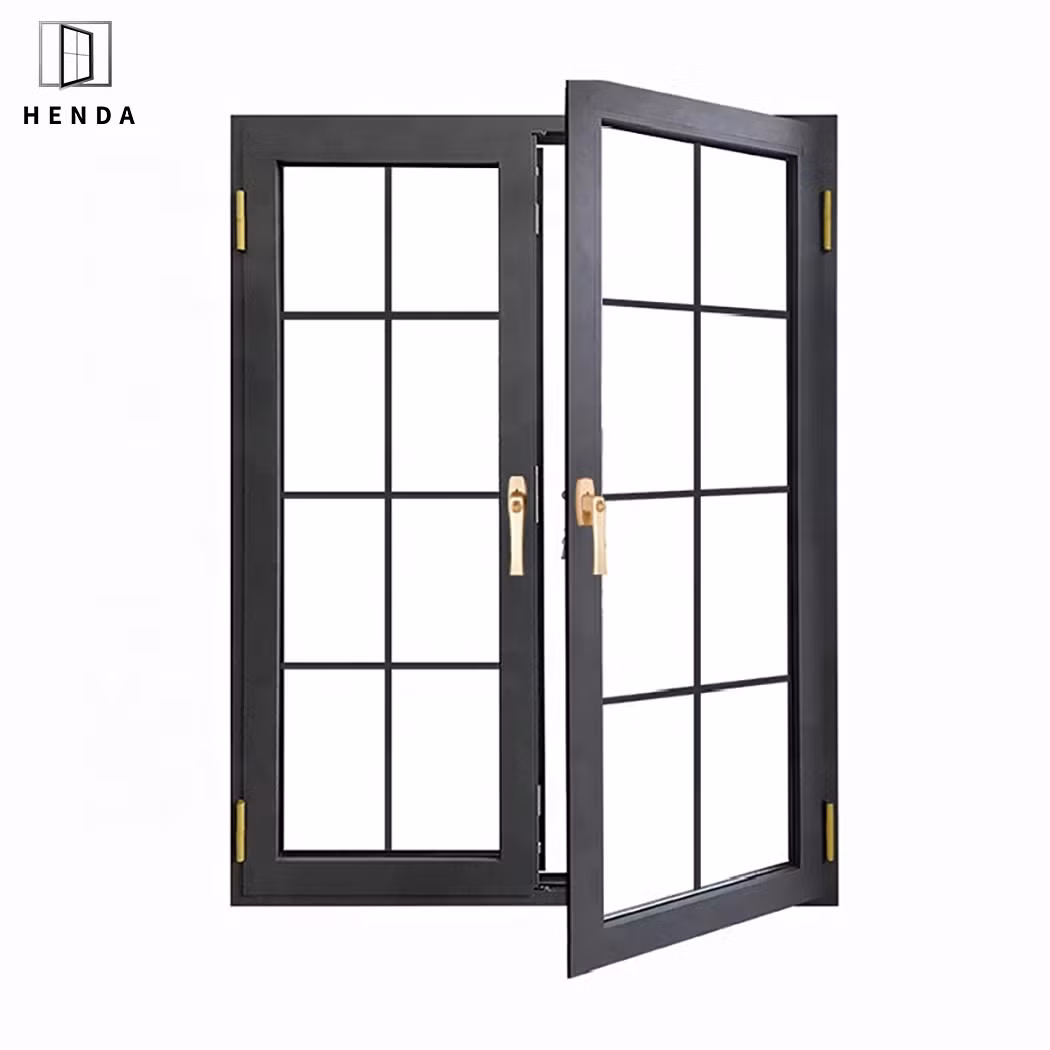 10% off Metal Entrance Aluminium Grill Design Iron Gate Wrought Iron Main Gate Design Casement French Swing Patio Balcony Steel Iron Double Glass Door