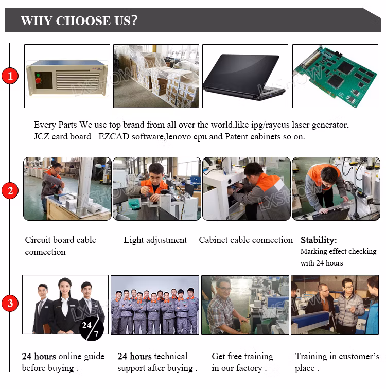 3 Years Warranty Low Price Mopa 20W 30W 50W Fiber Laser Marking Machine Marking Color