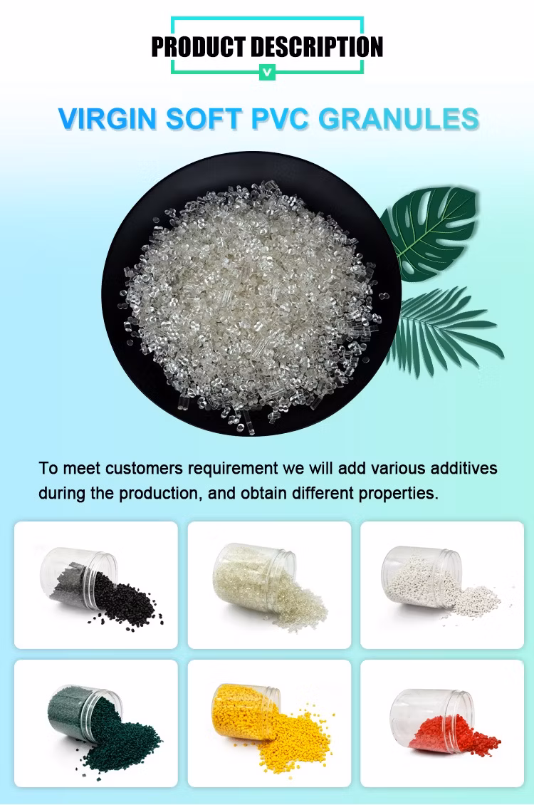 Injection Soft PVC Granules Compound for Rubber Rain Boots Raw Mat