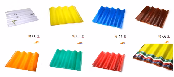Corrugated Polycarbonate Roof Panel Translucent Fiberglass Roofing Sheets, Corrugated Fiberglass Roof