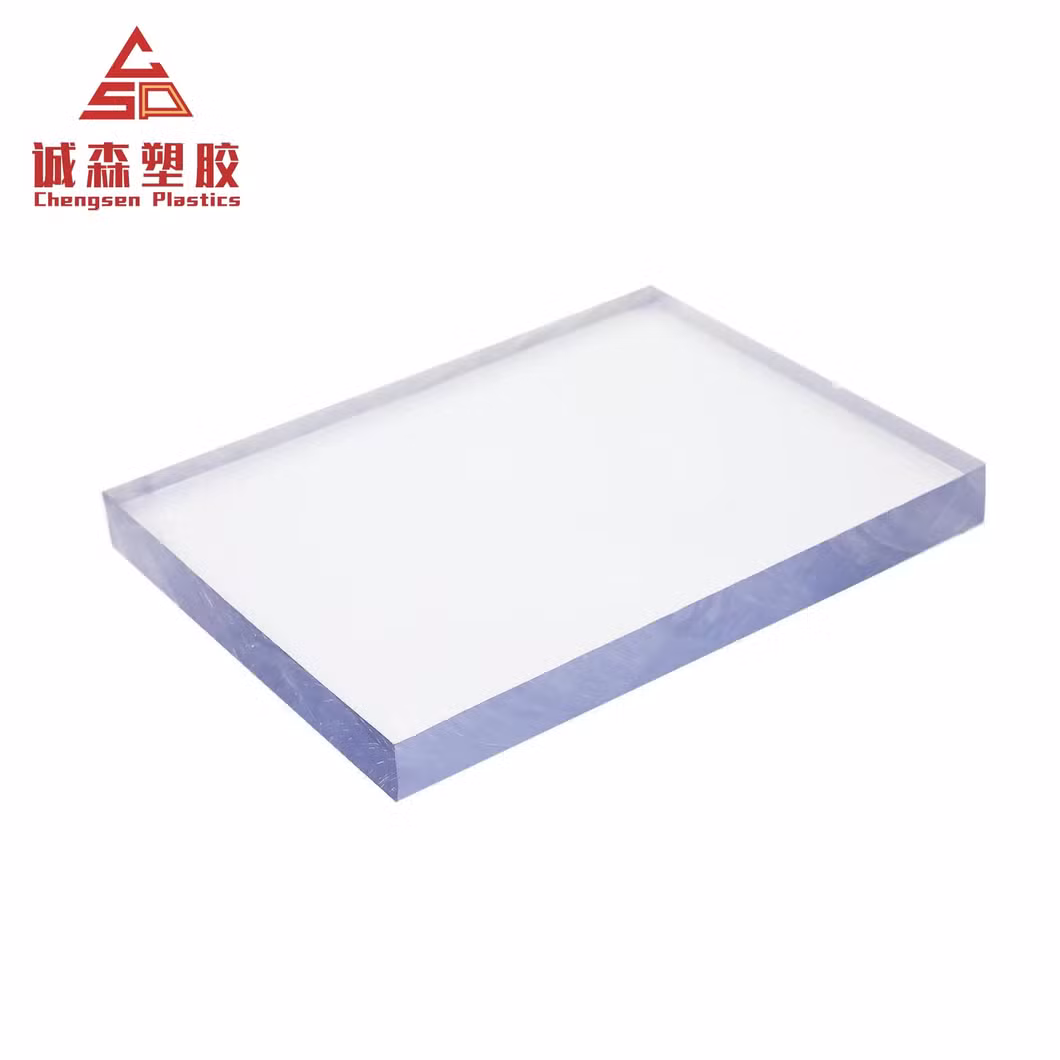 PC Transparent Plastic Panels CNC Clear Solid Polycarbonate Sheet