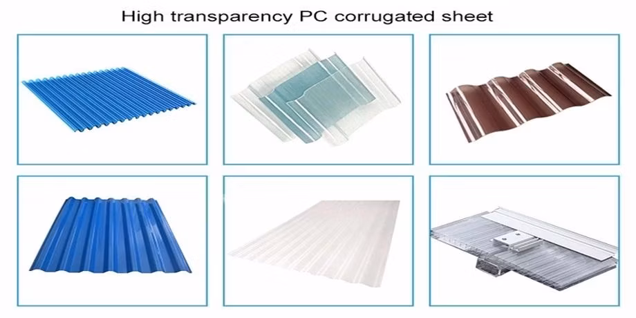 Hollow Two Layers Polycarbonate Sheet in Clear