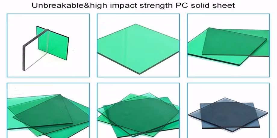 Hollow Two Layers Polycarbonate Sheet in Clear