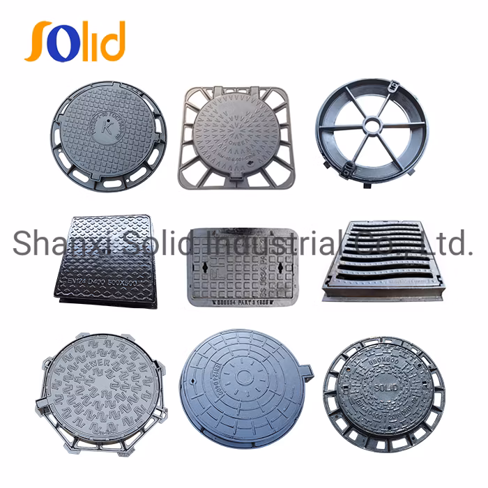 En124 D400 Round Lockable Heavy Duty Manhole Covers for Public Places