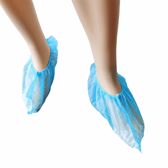 Copriscarpe USA E Getta Antipolvere Copriscarpe Antiscivolo Per Camera Bianca Disposable Shoe Cover Overshoes Foot Covers