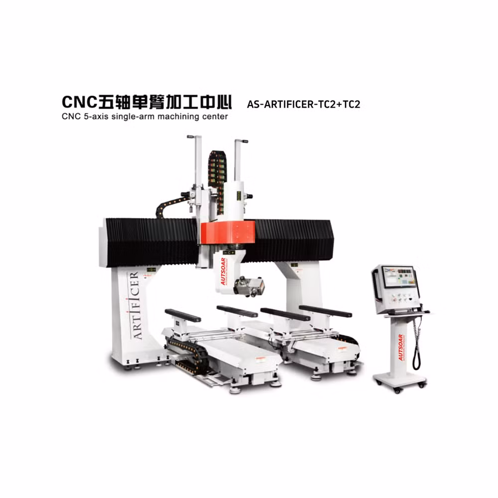 Alternativa asequible a la Router Bacci-CNC Centro de Maquinado de Brazo Único de Cinco Ejes Alta Precisión Máquina CNC de Muebles Totalmente Automática
