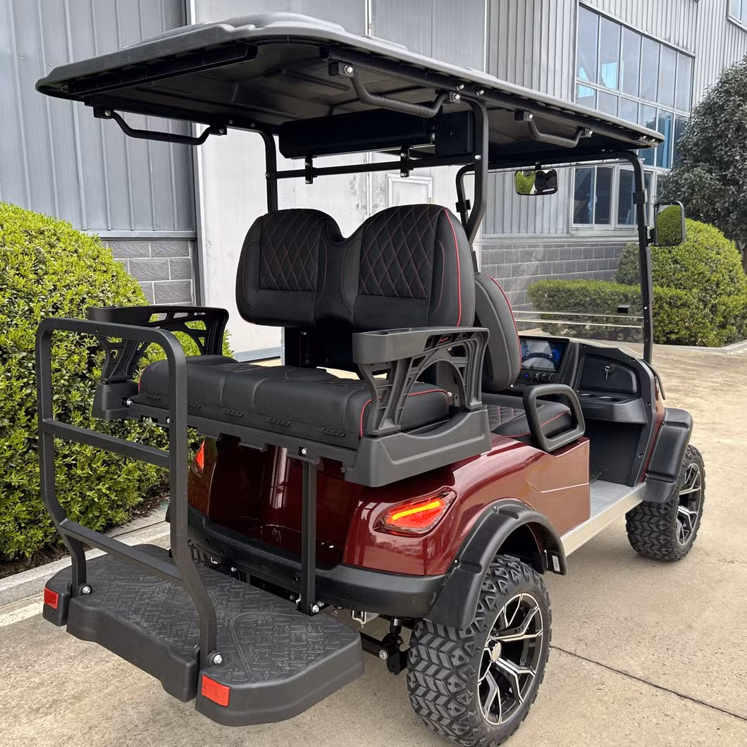Electric 4X4 6 Seat Golf Cart for Sale Lifted off 14 Way Golf Cart 6-Seater Sightseeing Bus