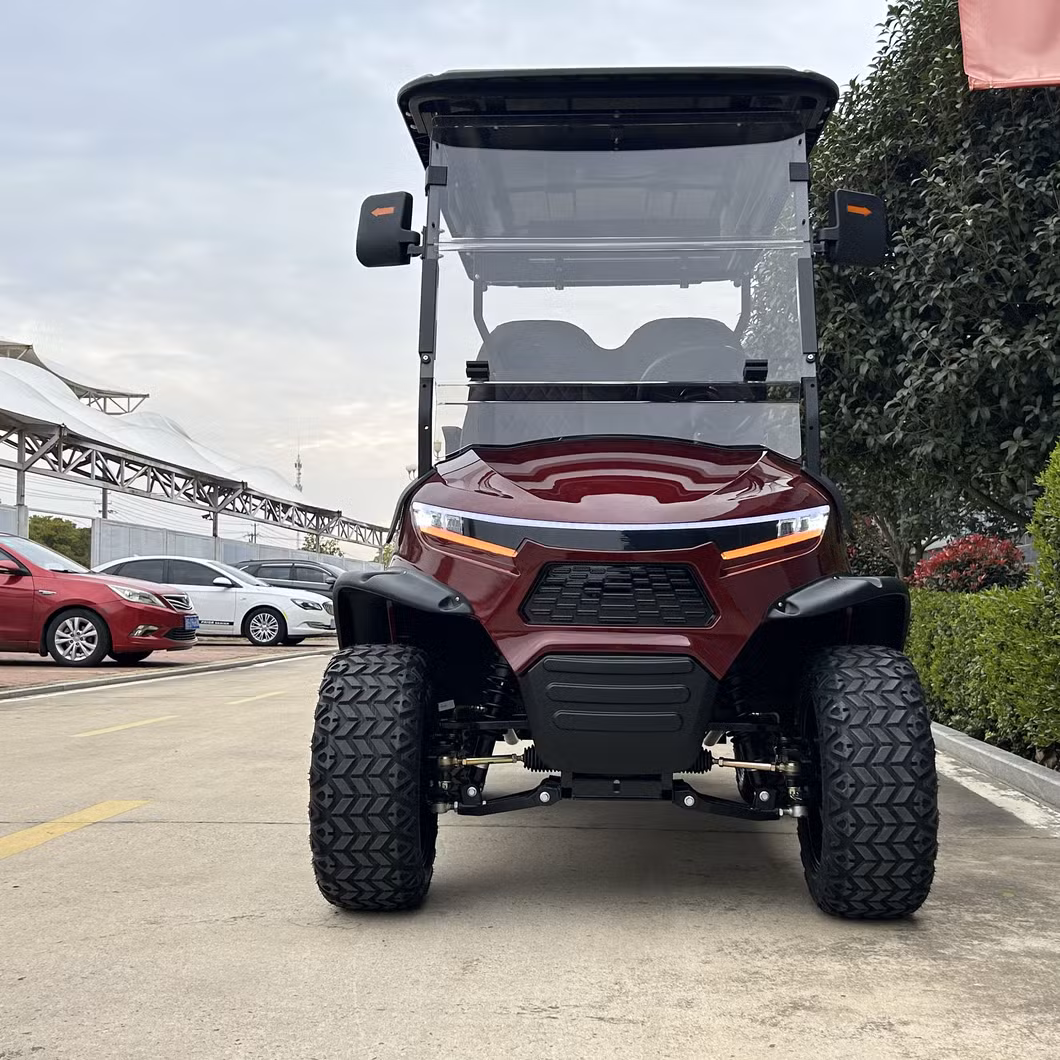 Electric 4X4 6 Seat Golf Cart for Sale Lifted off 14 Way Golf Cart 6-Seater Sightseeing Bus