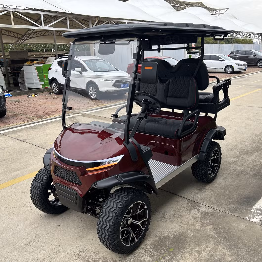 Electric 4X4 6 Seat Golf Cart for Sale Lifted off 14 Way Golf Cart 6-Seater Sightseeing Bus
