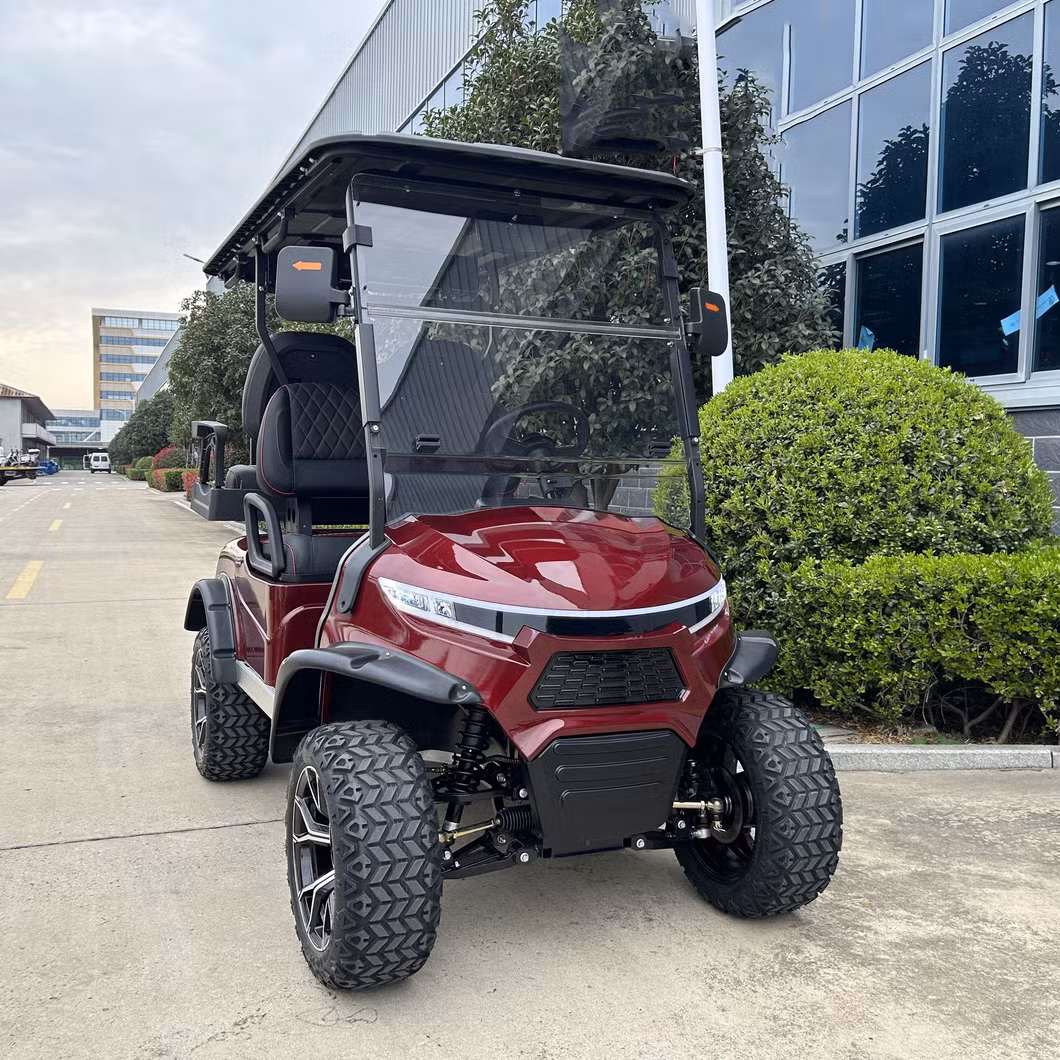 Electric 4X4 6 Seat Golf Cart for Sale Lifted off 14 Way Golf Cart 6-Seater Sightseeing Bus