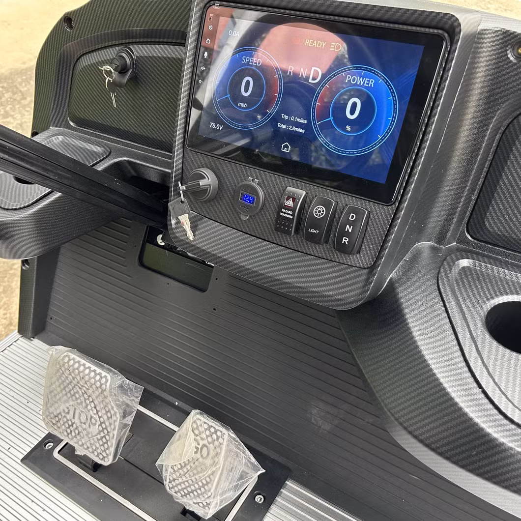 Electric 4X4 6 Seat Golf Cart for Sale Lifted off 14 Way Golf Cart 6-Seater Sightseeing Bus