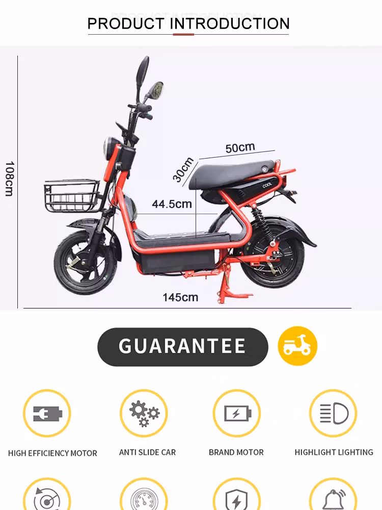 48V 500W Electric Bicycle Electric Motorcycle Scooter Used Electric Bicycle Motor Electric Bicycle