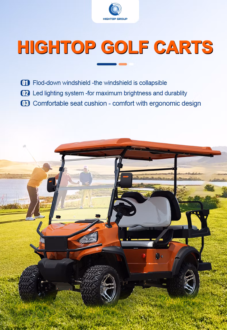 New Model, Popular Worldwide, Affordable Price, Reliable Quality, 6-Seater (4+2) off-Road Golf Cart