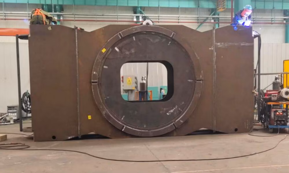 OEM Mechanical Equipment Base Custom Service Precision Large Heavy Metal Fabrication Assembly Steel CNC Machining Parts