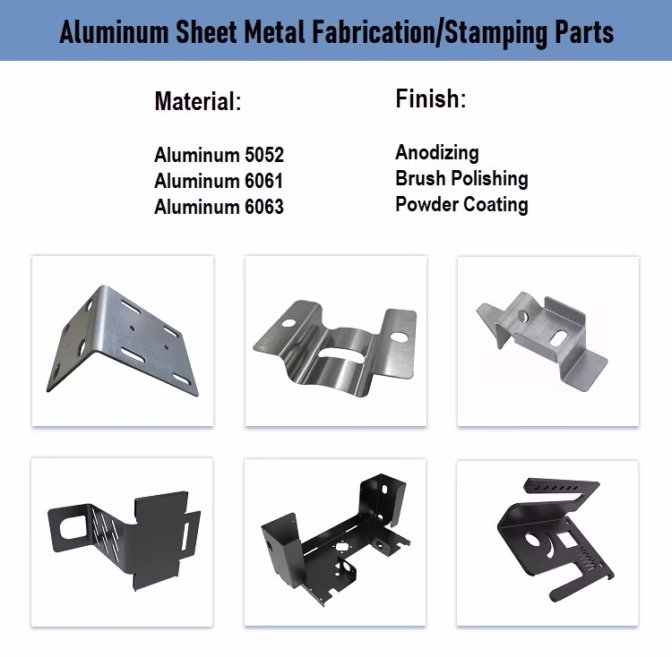 China Manufacturing Factory Customized High Precision Aluminum Parts Sheet Metal Stamping CNC Turning Milling Processing Rapid Prototyping