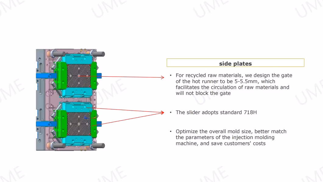 China Factory Customed Supply Stable Operation Plastic Basket Injection Mold