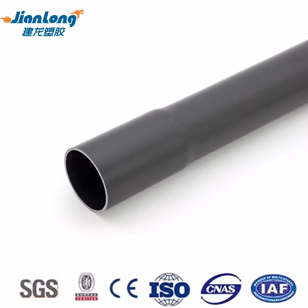 PVC Flaring Manufacturer American Standard PVC Flaring Pipe Fittings White Plastic Connected to Industrial Water Pipe PVC Flaring Sch40 Sch80