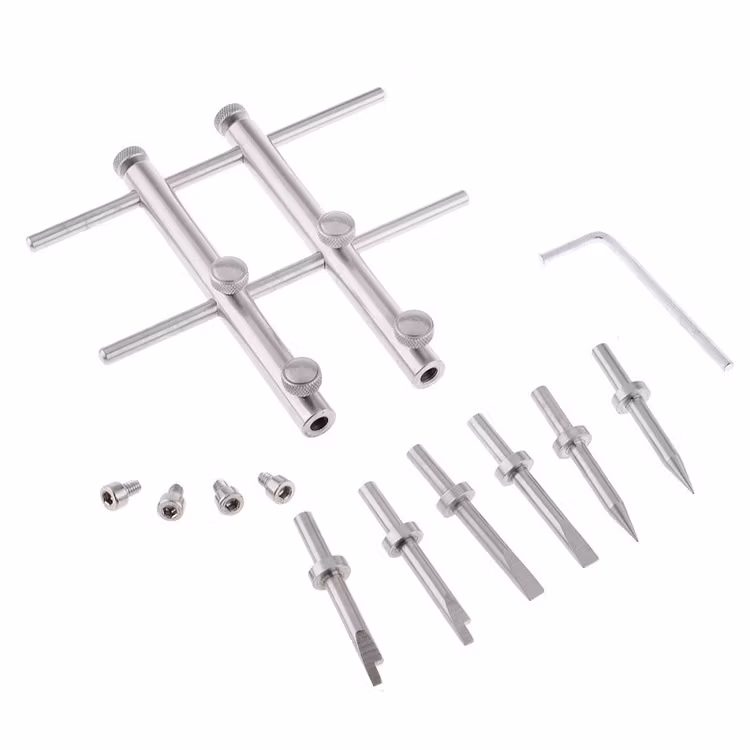 Demark Laser Lens Tube Disassembly Tool Mounting Tools for Fiber Laser Cutting Head Lens Tic Tac Toe Mirror Remover Tool