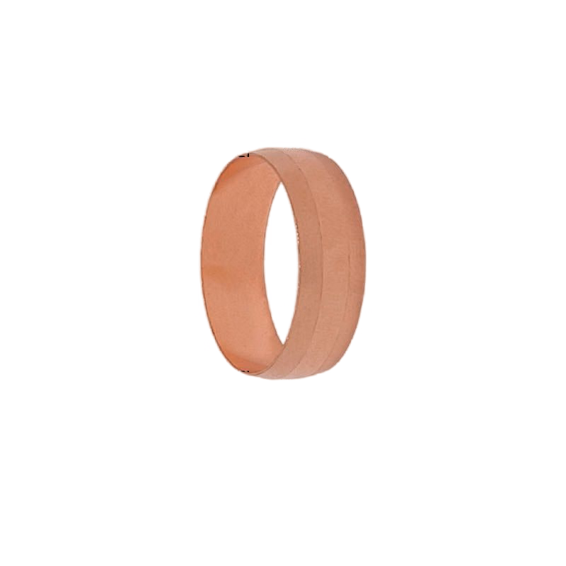 Brass Pipe Fittings Copper Pipe Fitting Copper Tube Clip Ring Purple Copper Ring Copper Ring Sheet Copper Clamp Pressure Ring Fittings