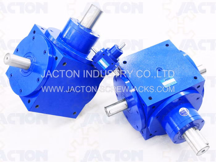 Bevel T 3-Shaft Gearboxes: a 3-Shaft Gearbox Has Three Shafts: The Input and The Output Shaft Extending out Both Sides of The Housing.
