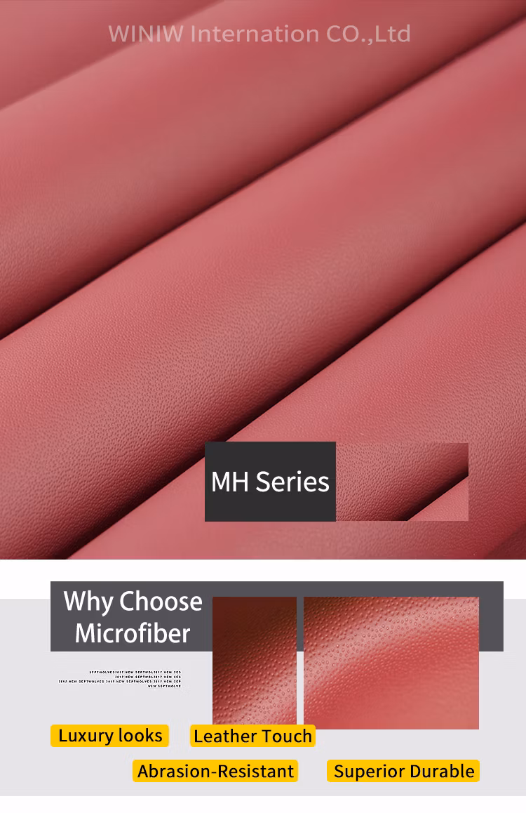 Winiw Faux Leather Eco Faux Nappa Leather for Automotive Upholstery Material Faux Leather Faux Vegan Leather Fabric Vegan Faux Leather Fabric Nappa Faux Leather