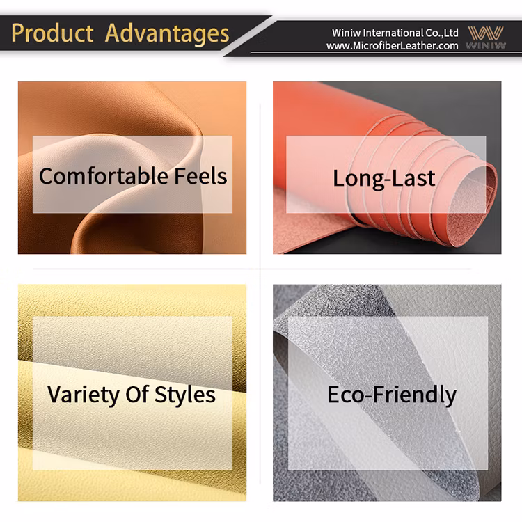 Winiw Car Leather Faux Leather Upholstery Material for Automotive Seat Fabric Synthetic Car Leather Car Leather Vinyl Material Suede Car Interior Fabric