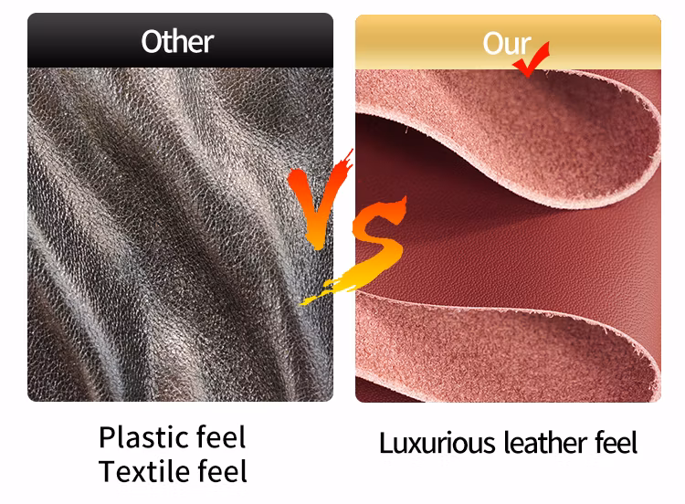 Winiw Faux Leather Eco Faux Nappa Leather for Automotive Upholstery Material Faux Leather Faux Vegan Leather Fabric Vegan Faux Leather Fabric Nappa Faux Leather