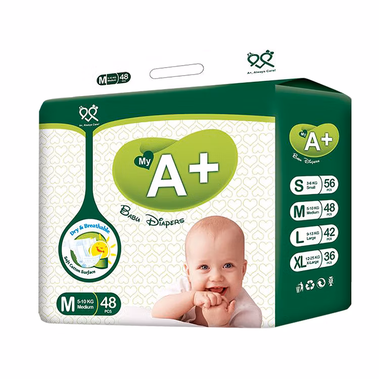 2023 Hot Selling Wholesale Premium Quality Ultra Soft High Absorption Cheap Price Breathable Care Baby Comfortable Diaper Nappy Items Made in China
