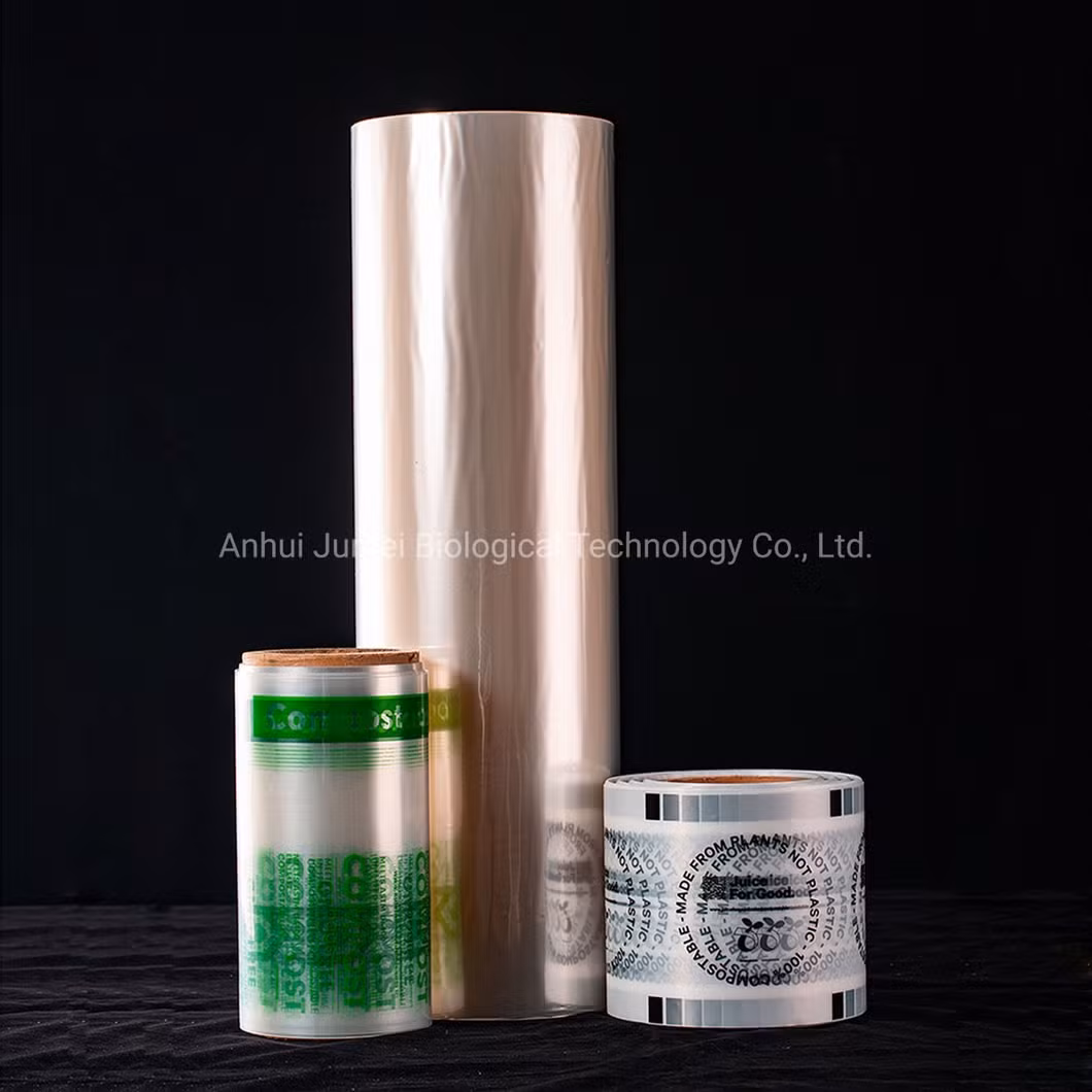 Biodegradable and Compostable Plastic Food Packaging PLA Lidding Film