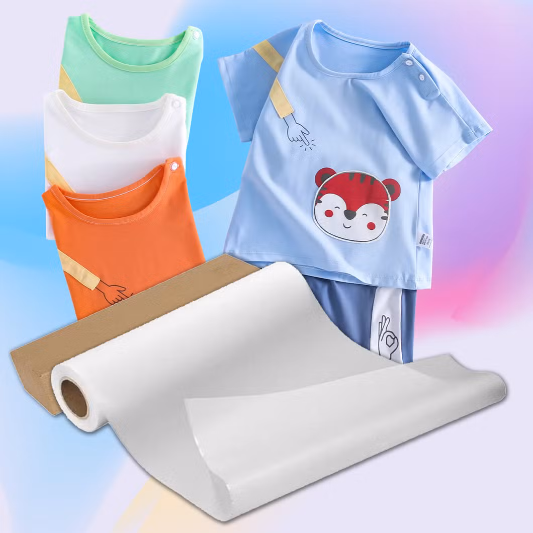 Factory Direct Sale Hot Sale Crease Proof 60cm Printer Heat Transfer Dtf Pet Film Roll A1 Dtf Pet Film for T-Shirts