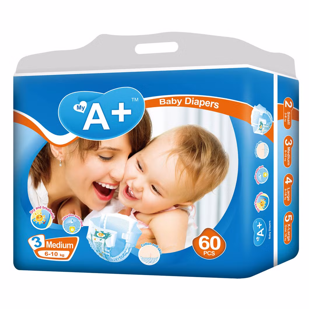 2023 Hot Selling Wholesale Premium Quality Ultra Soft High Absorption Cheap Price Breathable Care Baby Comfortable Diaper Nappy Items Made in China