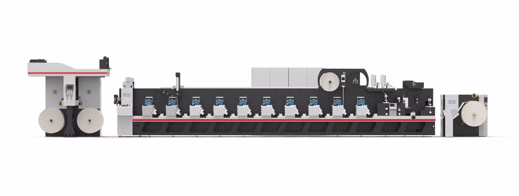 CE Certificate Ci Type Roll to Roll Paper 6 Color Narow Web Digital Label Flexo Printing Press Machine