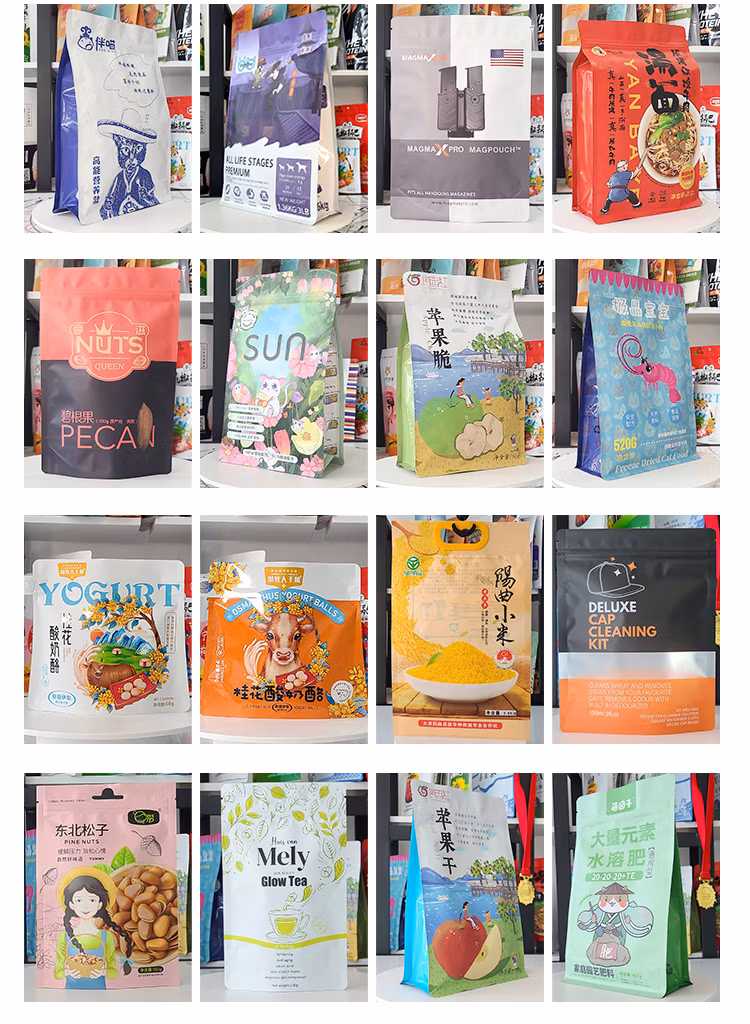 Coffee Tea Laser Doypack Bag Color UV Print Aluminum Film Doy-Pack Bags Stand up Pouch Self-Sealing with Ziplock Zip Lock Aluminized Pearlized with Windows