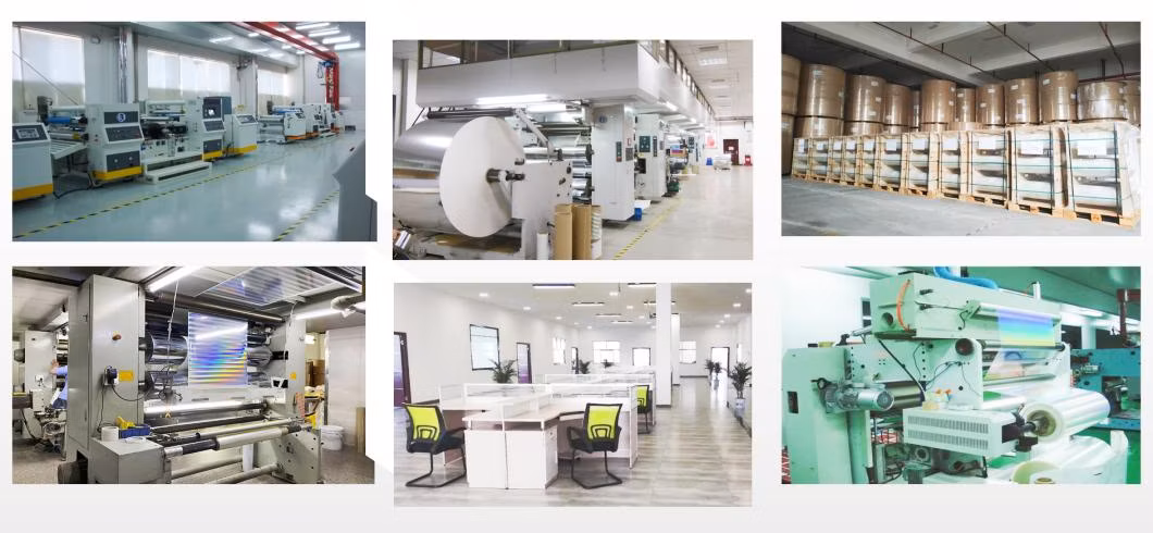 Laser Wave Pattern BOPP Holographic Film Laminated with Paperboard for Medical Packaging