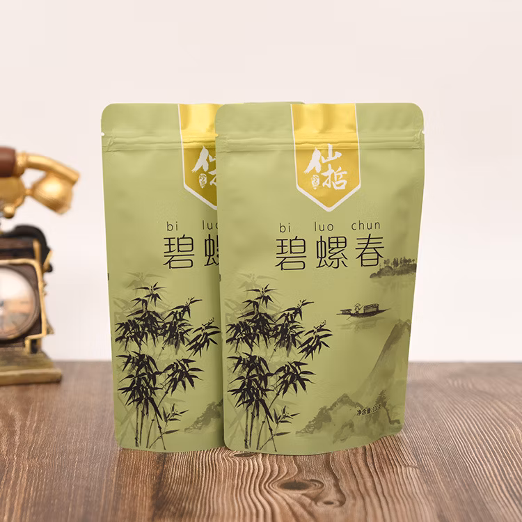 Coffee Tea Laser Doypack Bag Color UV Print Aluminum Film Doy-Pack Bags Stand up Pouch Self-Sealing with Ziplock Zip Lock Aluminized Pearlized with Windows
