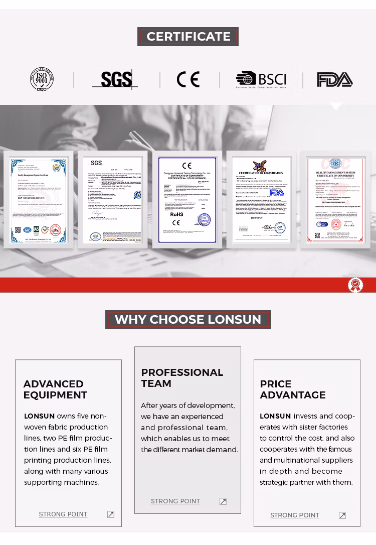 Customized Non-Breathable PE Cast Film Sanitary Napkin Packaging Polyethylene Film