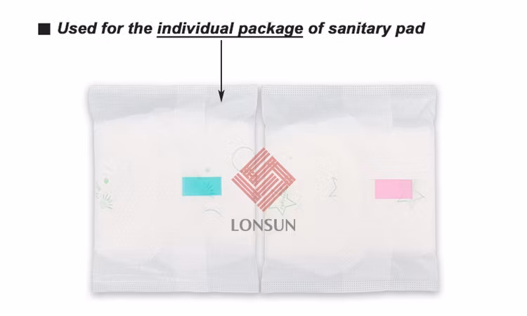 Customized Non-Breathable PE Cast Film Sanitary Napkin Packaging Polyethylene Film