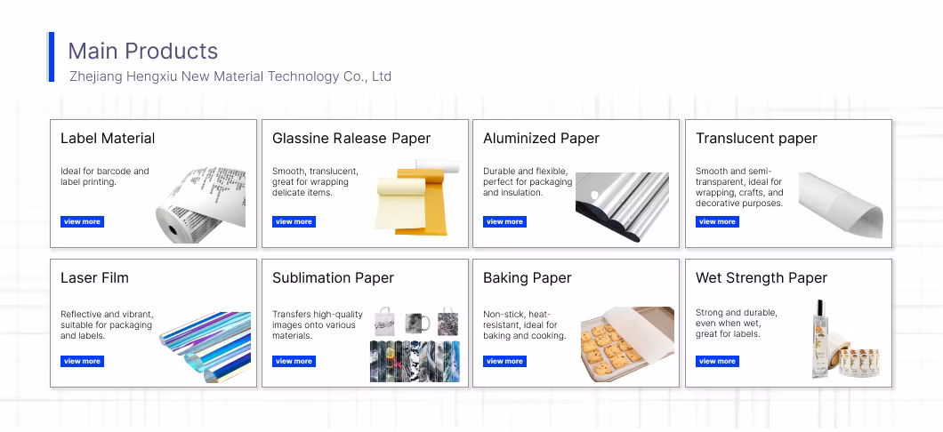 Food Pharmaceutical Packaging Wrapping Aluminum Foil Aluminized Film Laminated Paper