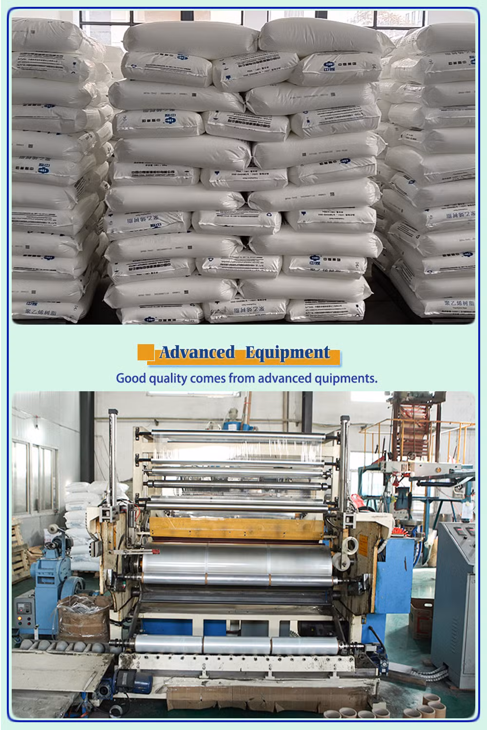 Cheap Price Good Quality Polyethylene Black White Hay Silage Grass Poly Plastic Film for Agriculture Use