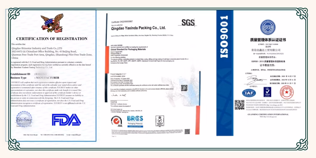 Composite 25kg Kraft Paper Plastic Woven Bag Food Grade for Milk, Flour