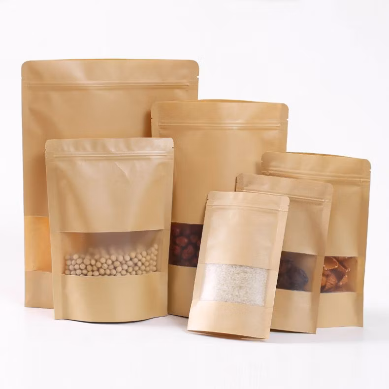 Coffee Tea Laser Doypack Bag Color UV Print Aluminum Film Doy-Pack Bags Stand up Pouch Self-Sealing with Ziplock Zip Lock Aluminized Pearlized with Windows