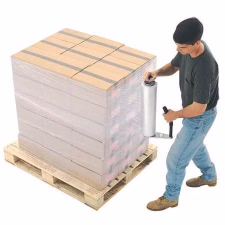 500% Elongation Transparent PE Stretch Wrap Pallet Wrap Film Cast Stretch Film