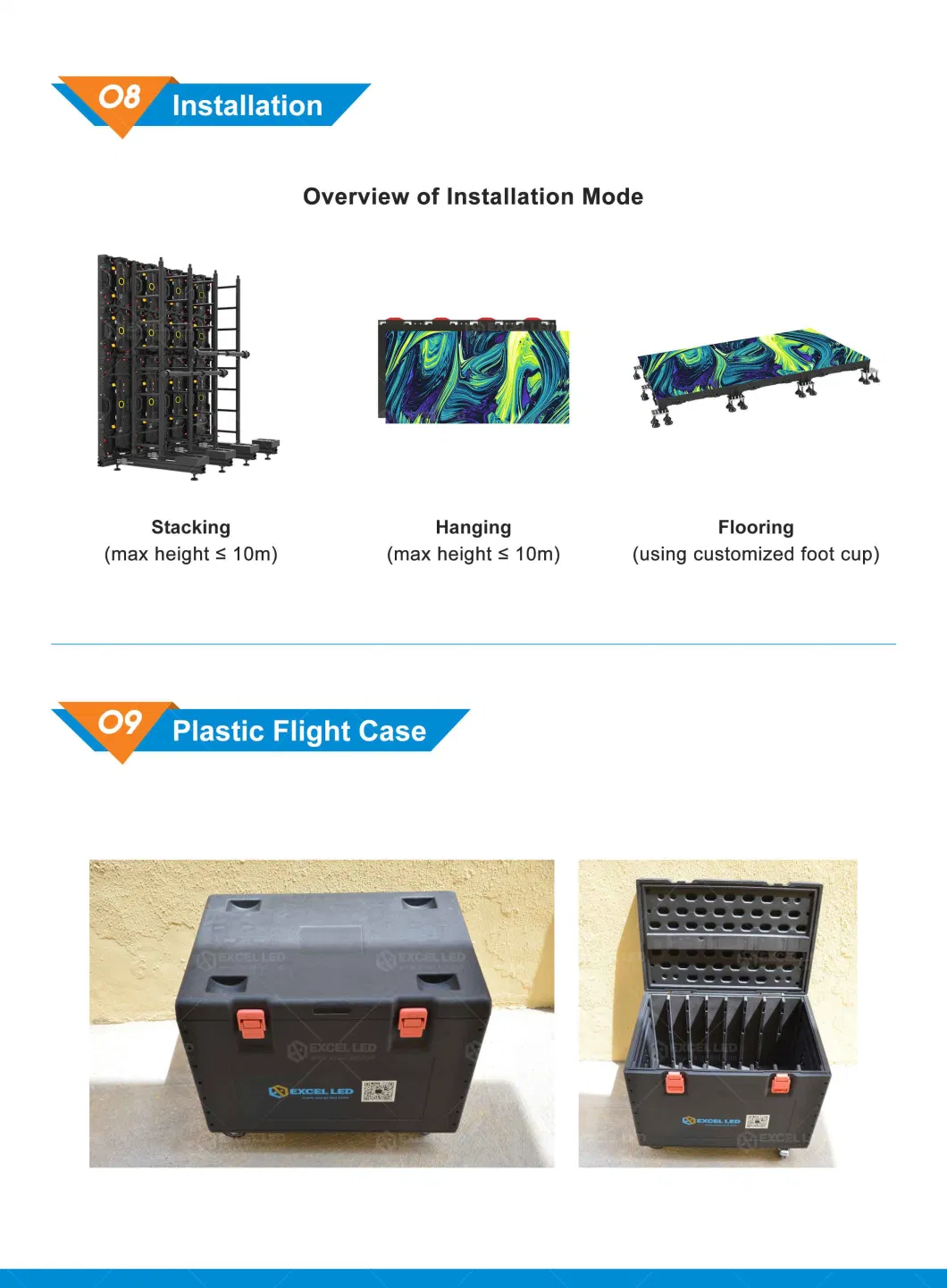 Full Color Waterproof P2 P3 P4 P5 P3.91 P4.81 P5.95 P6 P8 P10 Indoor Outdoor Rental LED Display Screen for Stage Concert