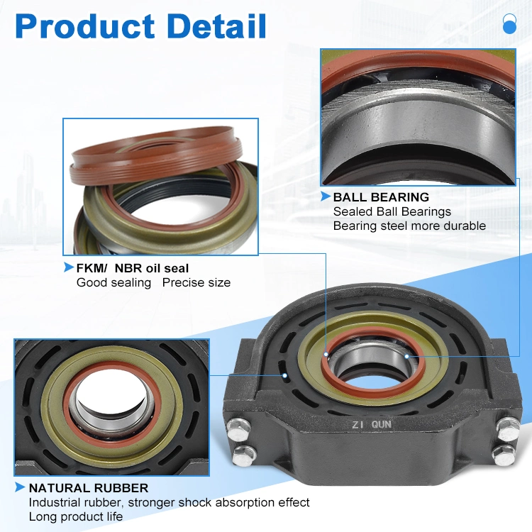 China Supplier Car Rubber Driveshaft Center Central Support Bearing for Truck Auto Spare Parts