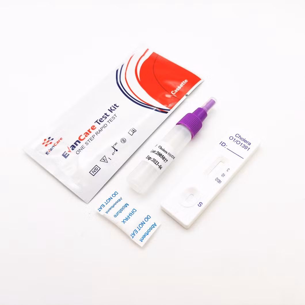 Sickle Cell Strep a B Hfabp D Meter Pct SAA Cal Ige Medical Ivd Rapid Diagnostic Test Kits Cholera Reagent O1/O139 Combo Antigen Antibody Test Kits