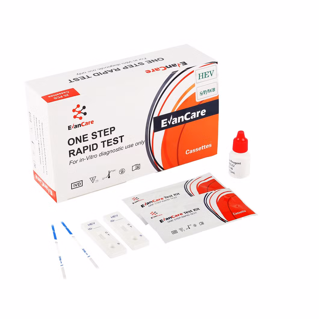 Hev CE Hepatitis E Virus Igm Rapid Test Kits for Hospital Use