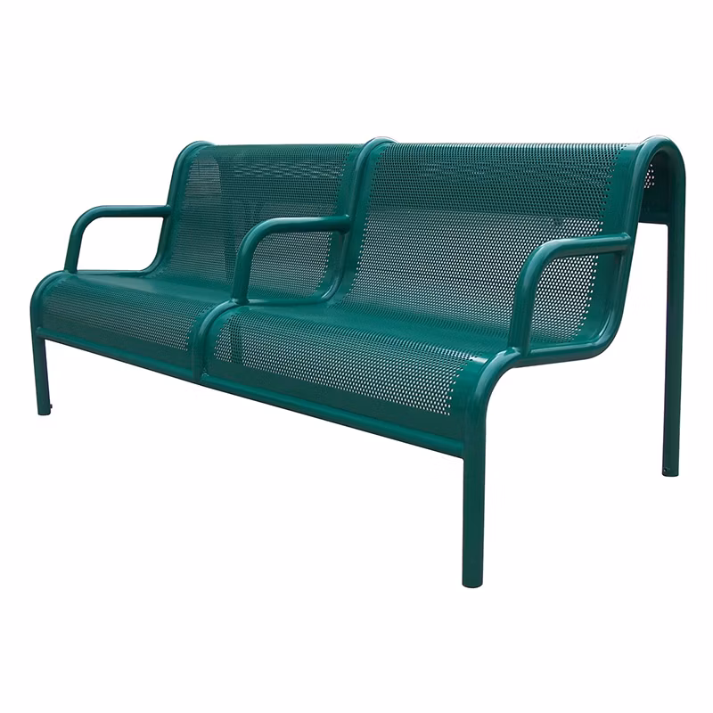 Outdoor Park Outside Public Garden 2 3 Seater Seating Bench with Arm