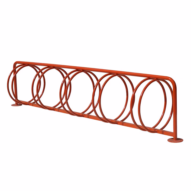 Outdoor Indoor Metal Stationary Bike Park Rack Industrial Bicycle Storage Stand