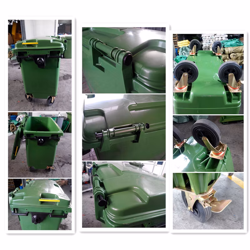 HDPE Outdoor Plastic Dustbin/ Plastic Waste Bin/Plastic Garbage Container